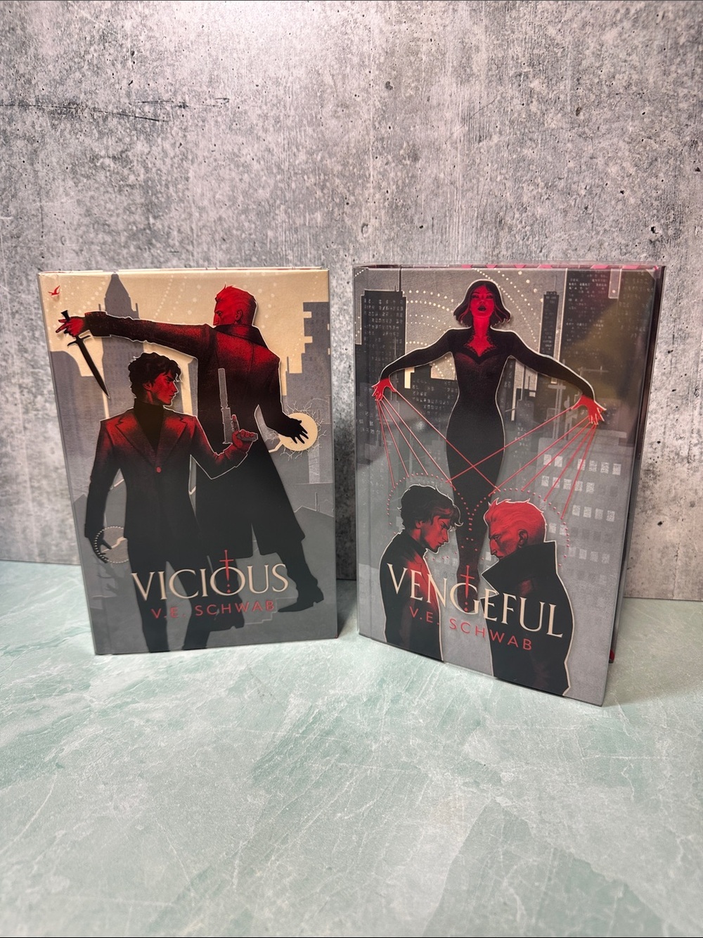 V.E. Schwab Vicious & Vengeful Hardcover Set Illumicrate Special Editions